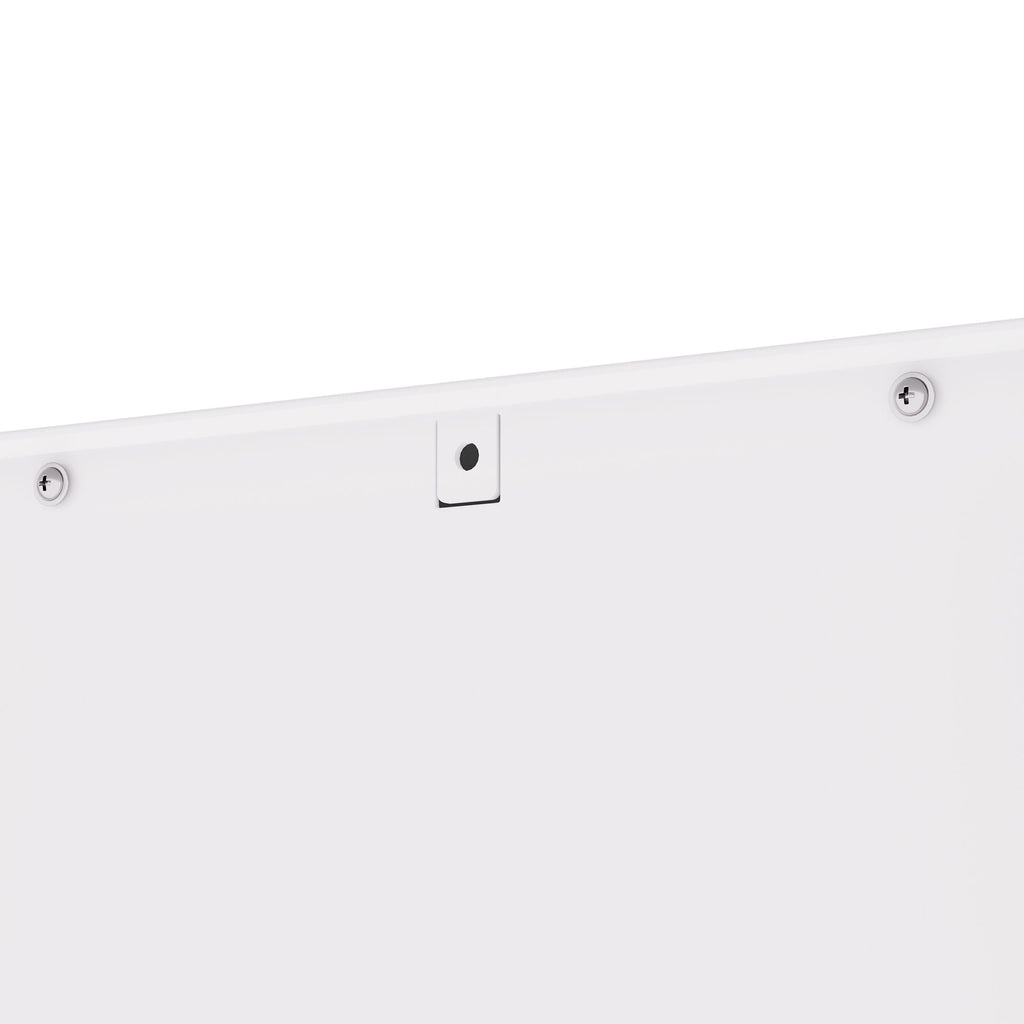Tall Bathroom Storage Cabinet with Adjustable Shelves - White Steel