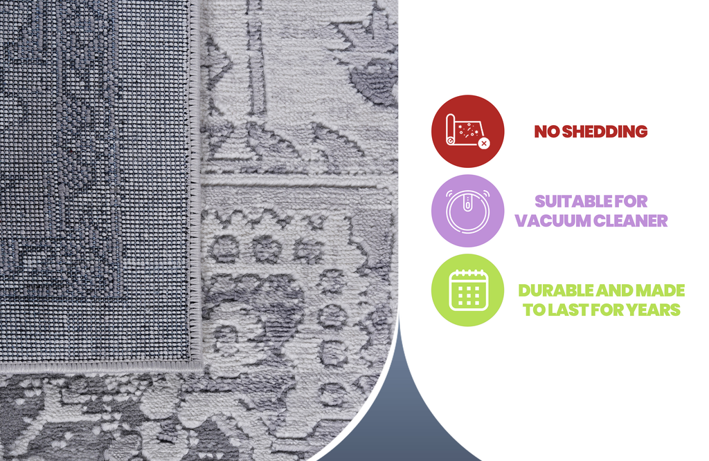 Marfi Collection 2.2x8 Rug with Stain Resistance - Multiple Colors