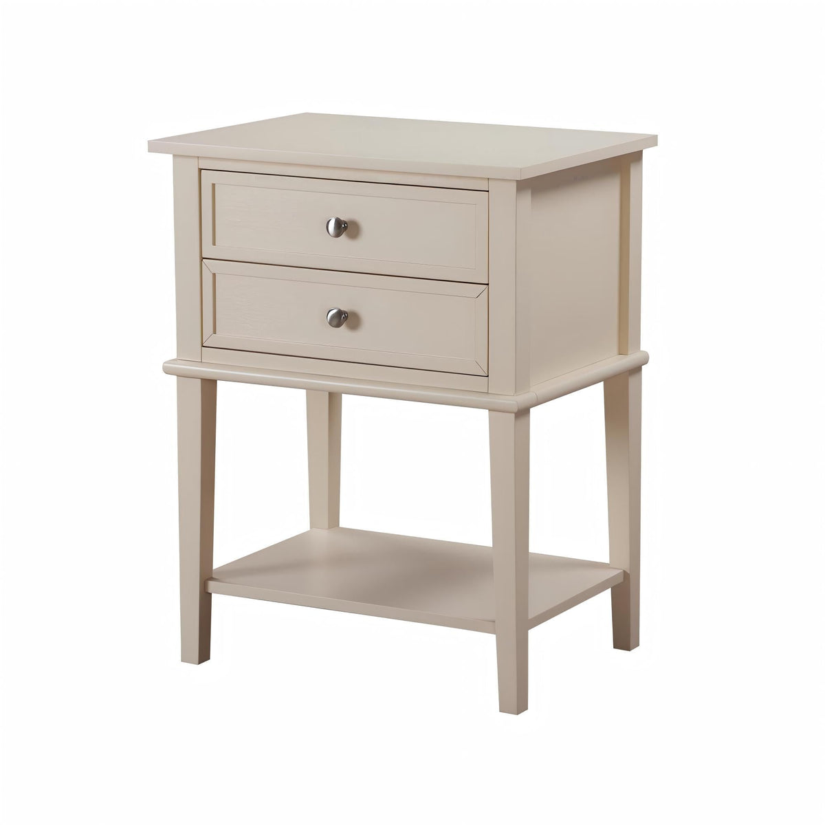 Vibrant Contemporary Nightstand with Smooth Drawer Glides - Multiple Colors