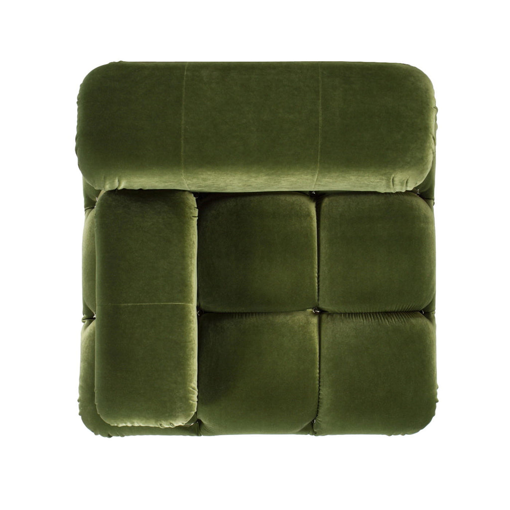 Bubble Modular Modern Lounge Arm Chair with Eucalyptus Frame - White, Green, or Orange