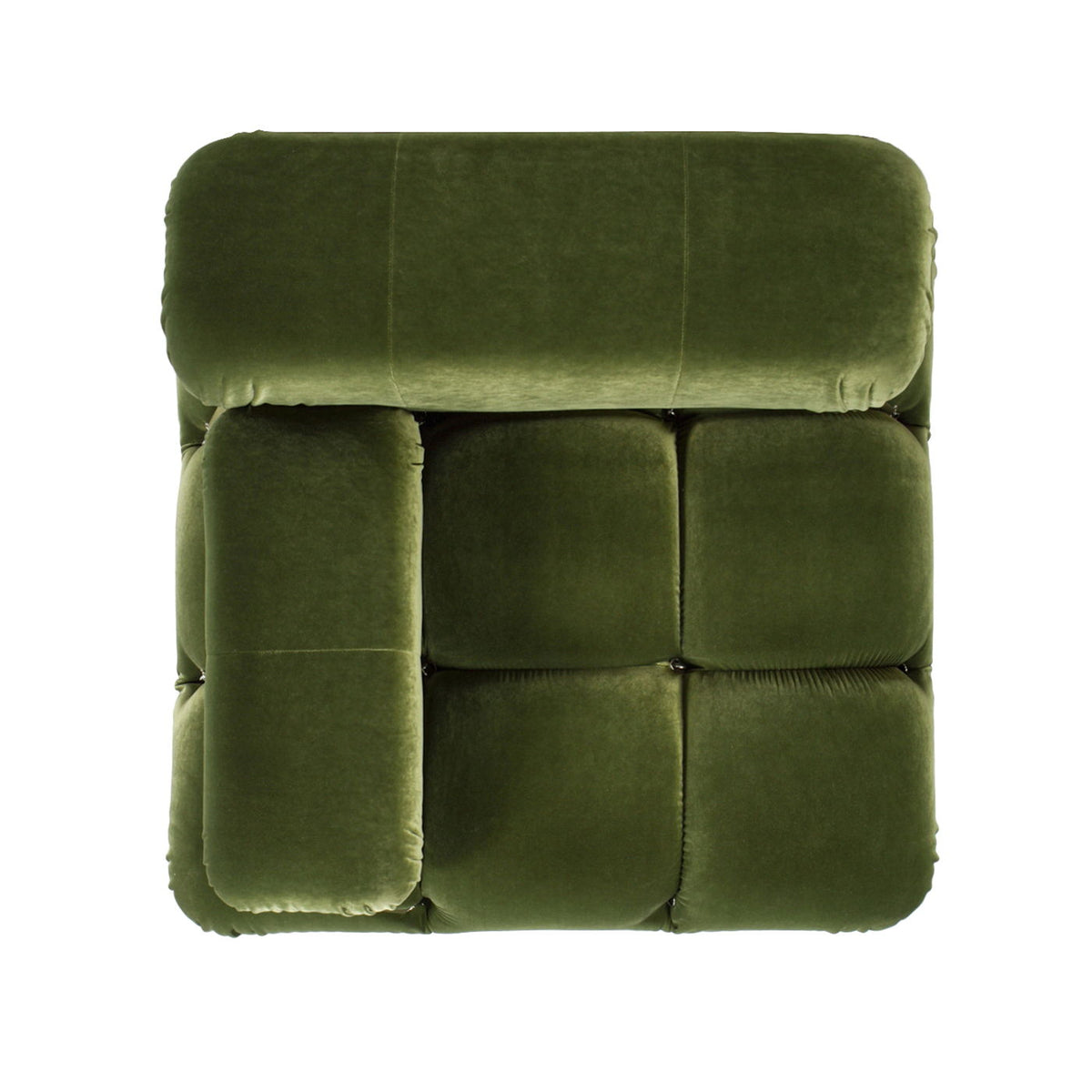 Bubble Modular Modern Lounge Arm Chair with Eucalyptus Frame - White, Green, or Orange