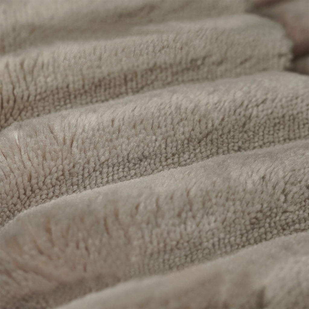 Sofa Ottoman with Plush Corduroy Fabric - No Assembly Required
