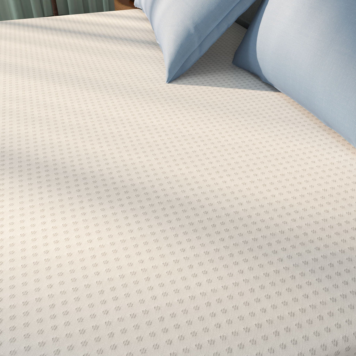 12" Memory Foam Mattress with Charcoal Support - White