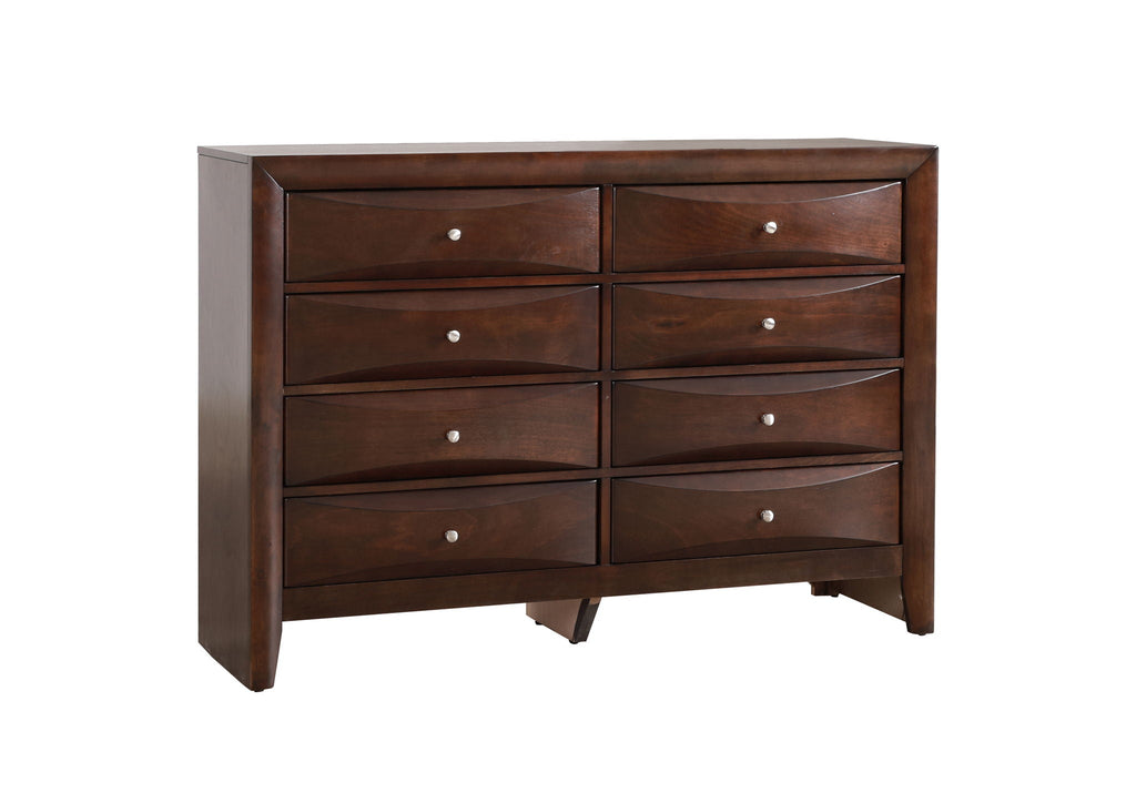Marilla Dresser with Molded Resin Drawer Fronts - Multiple Colors