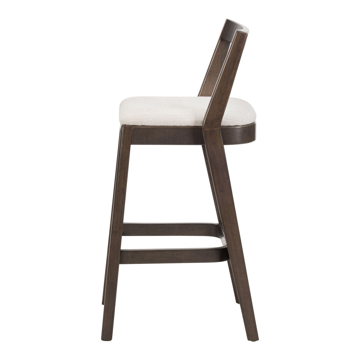 Jasper Indoor Barstool Set of 2 with Durable Rubberwood Seating - Dark Brown or Light Brown