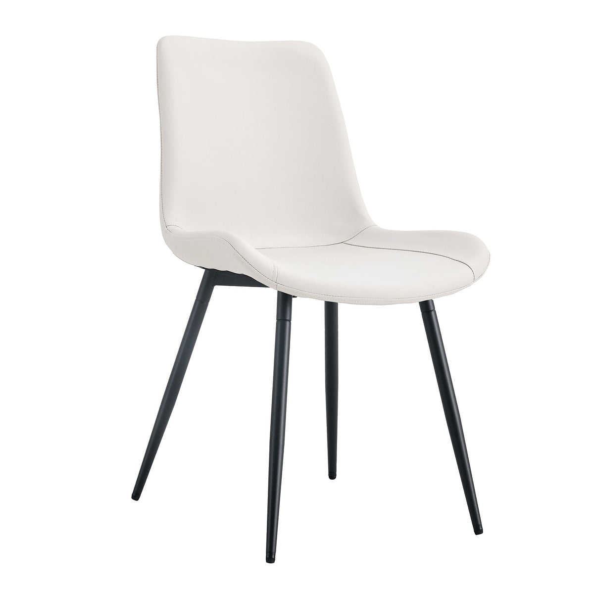 Modern Medieval Cushioned Chairs with Suede Backrest - Pearl Silver, White, or Gray