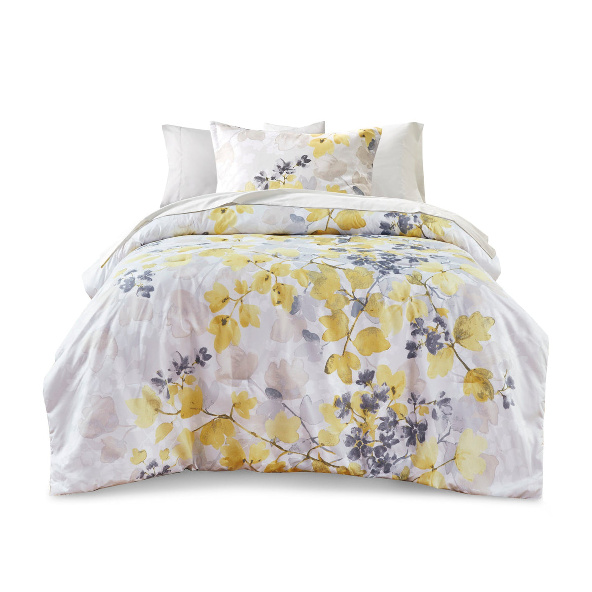 Twin XL Comforter Set with Bed Sheets with Anti-Microbial Treatment - Multicolor
