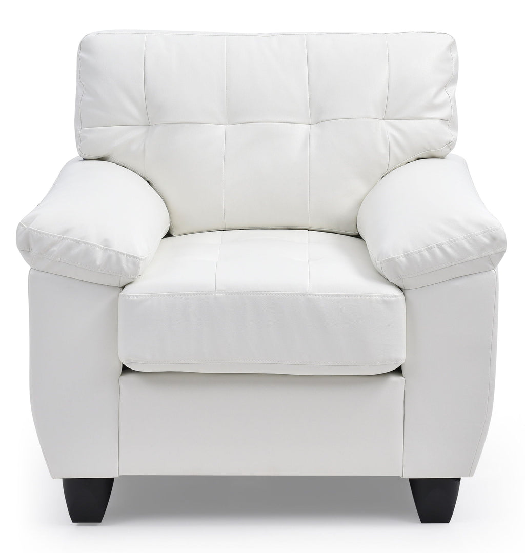 Accent Chair with Removable Back and Pocketed Coil Cushion - Multiple Colors