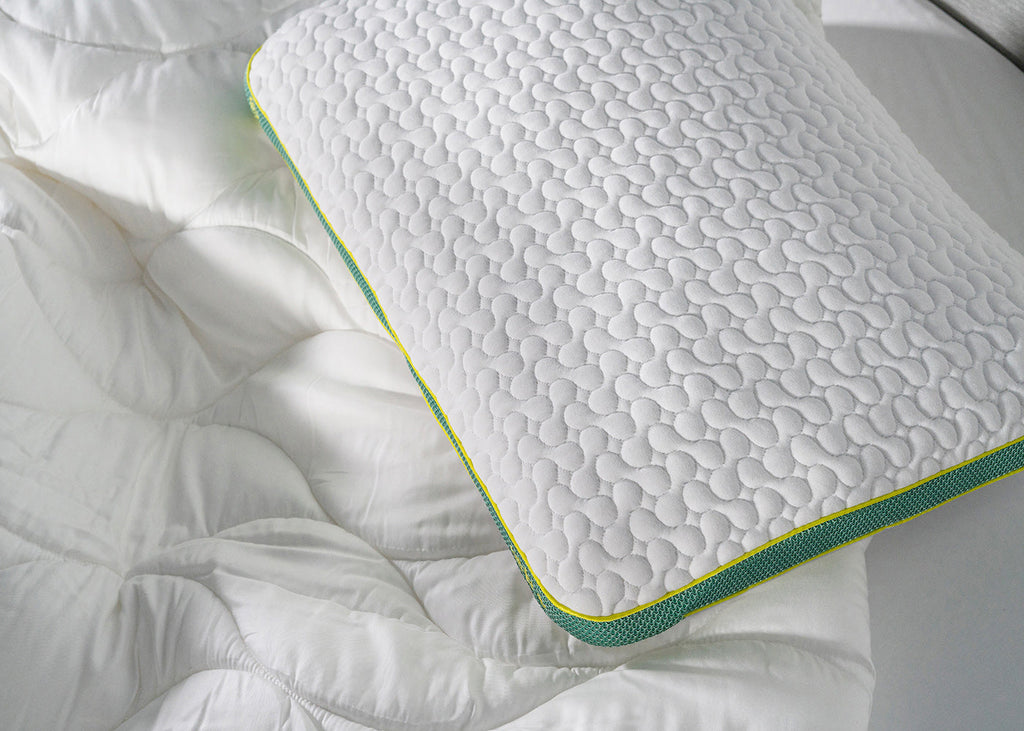 Astro Youth Rectangle Pillow with Moisture-Wicking Fabric and Pillowcase - White