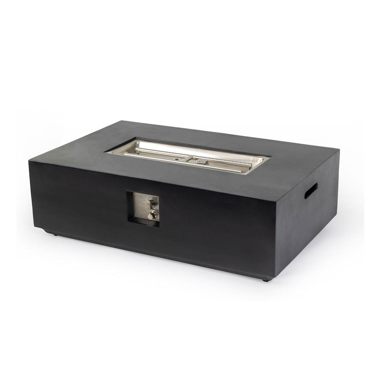 Charcoal Fire Pit Table with 50,000 BTU Output - Fiber Concrete