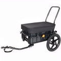 2-in-1 Bike Cargo Trailer with Removable Box - Steel