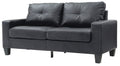 Modular Faux Leather Sofa with Modern Design - White, Black, Dark Brown, Red