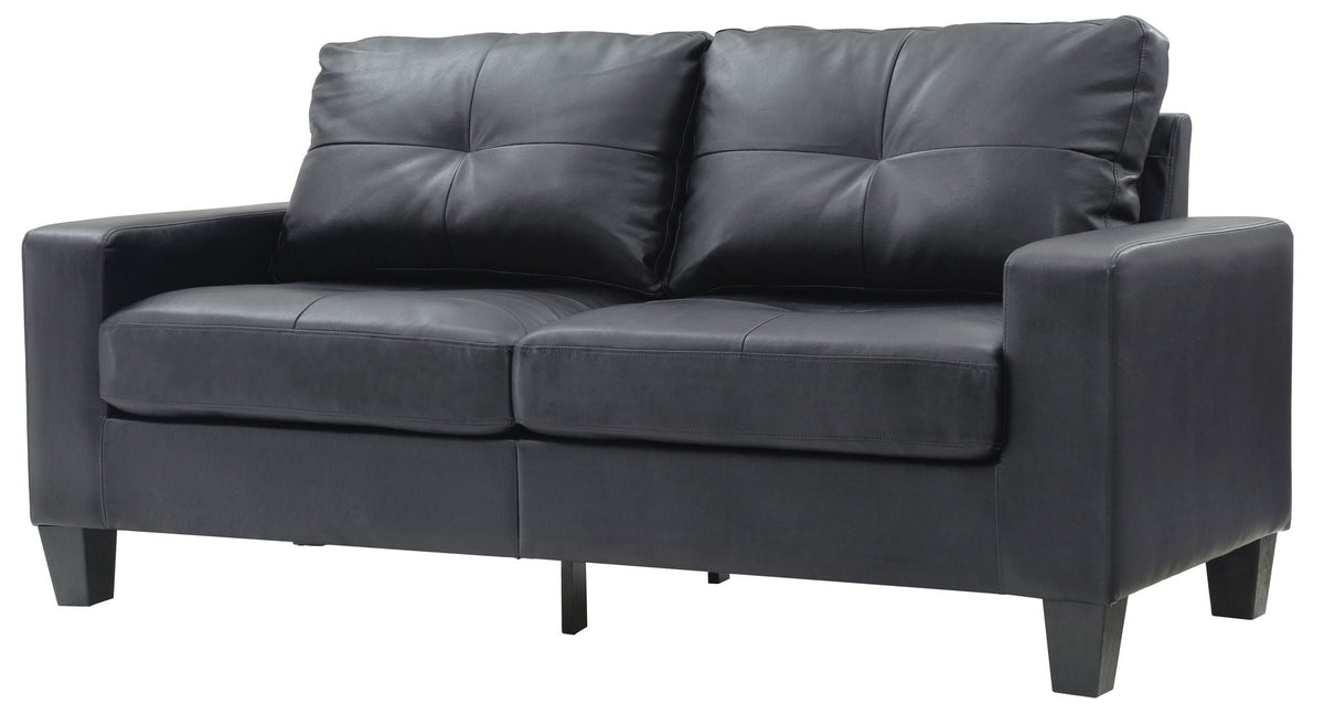 Modular Faux Leather Sofa with Modern Design - White, Black, Dark Brown, Red