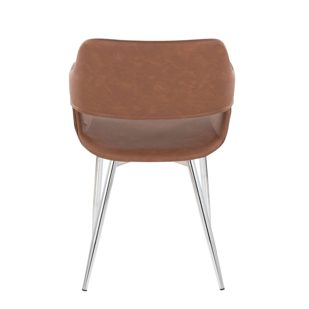Contemporary Dining Chair Set with Metal Legs – Multiple Colors