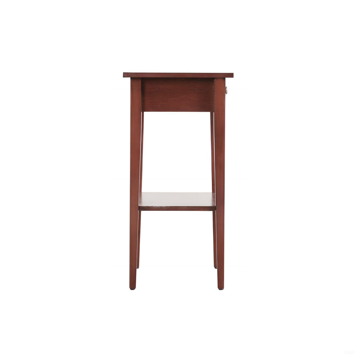 Wood Nightstand with Drawer and Shelf - Multiple Colors