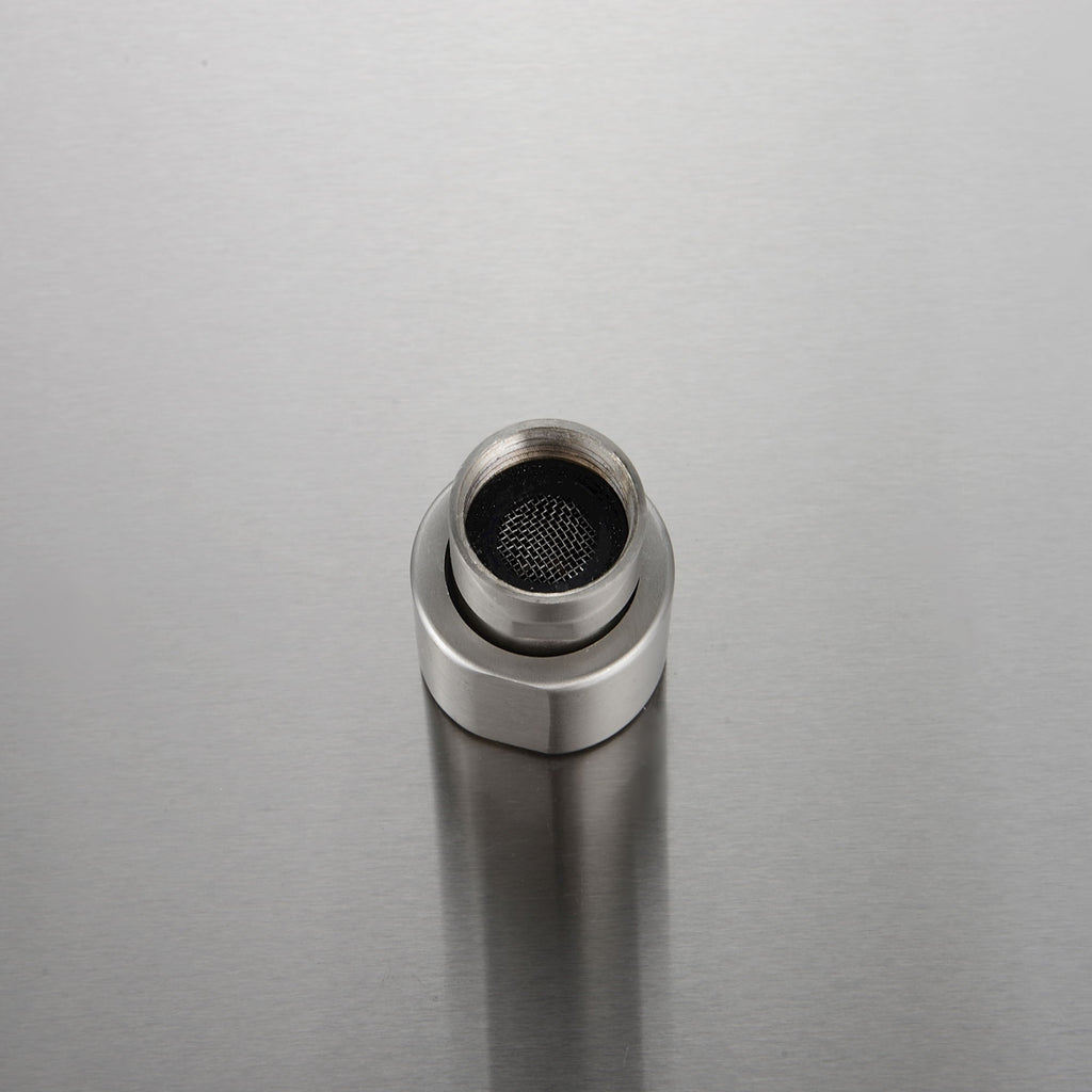 Luxury Rain Shower Head with Adjustable Arm - Brushed Nickel