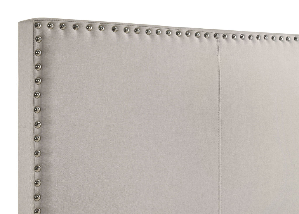 Boyd Upholstered Twin Panel Bed Ivory
