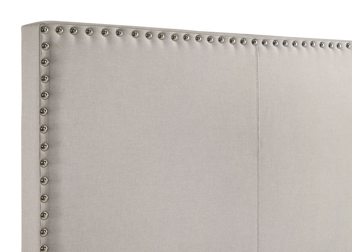 Boyd Upholstered Twin Panel Bed Ivory