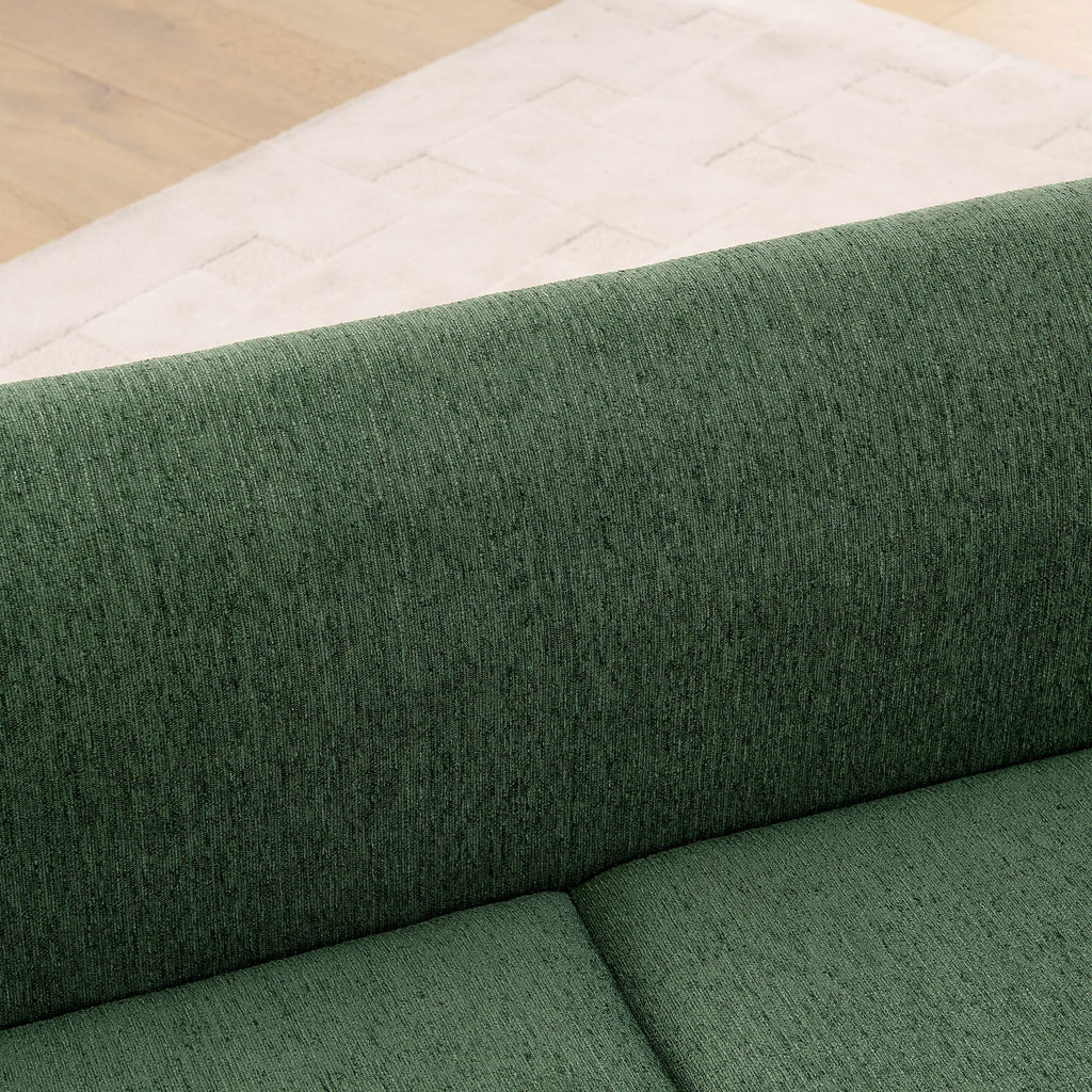 Oversized Pet Sofa for Medium & Large Dogs with Linen Upholstery - Olive Green