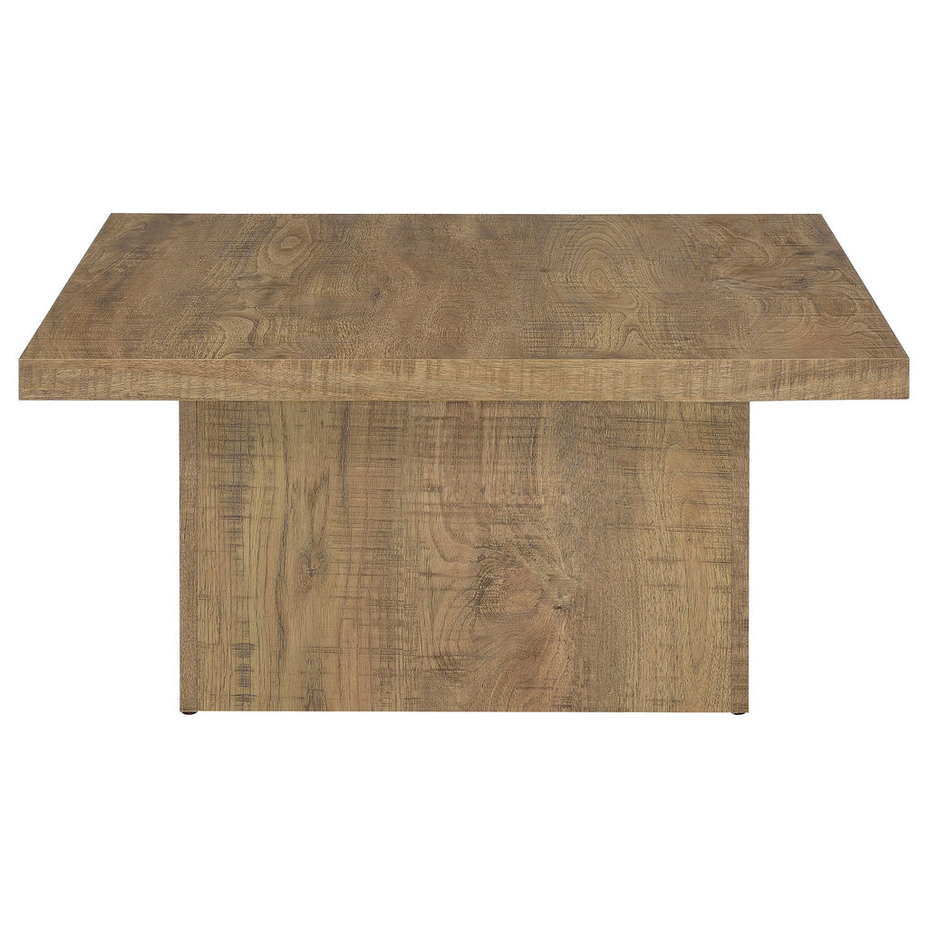 Exeter Square End Table with Laminate Veneer - Black or Light Brown