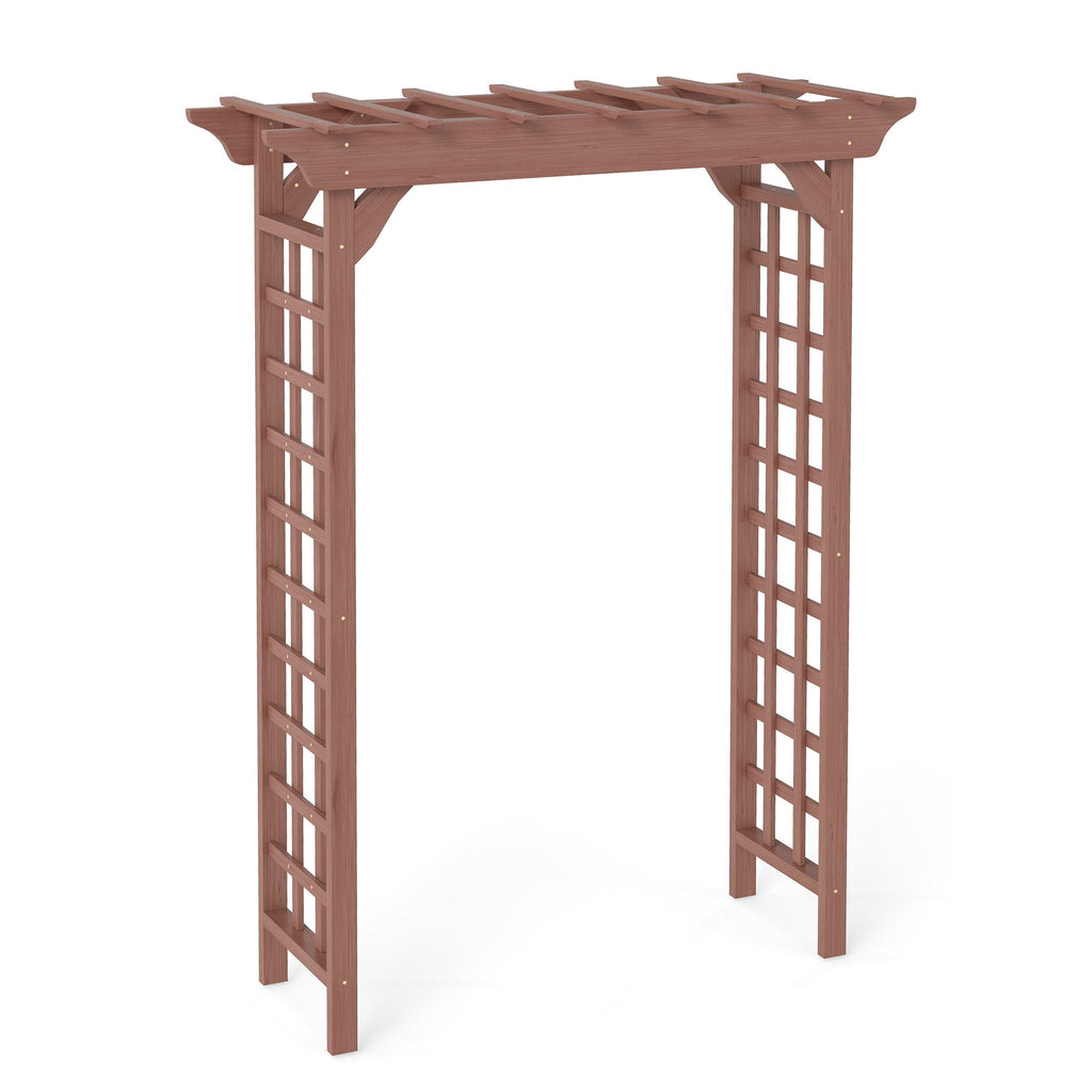 Wedding Arbor with Trellis Design - Dark Brown or Light Brown