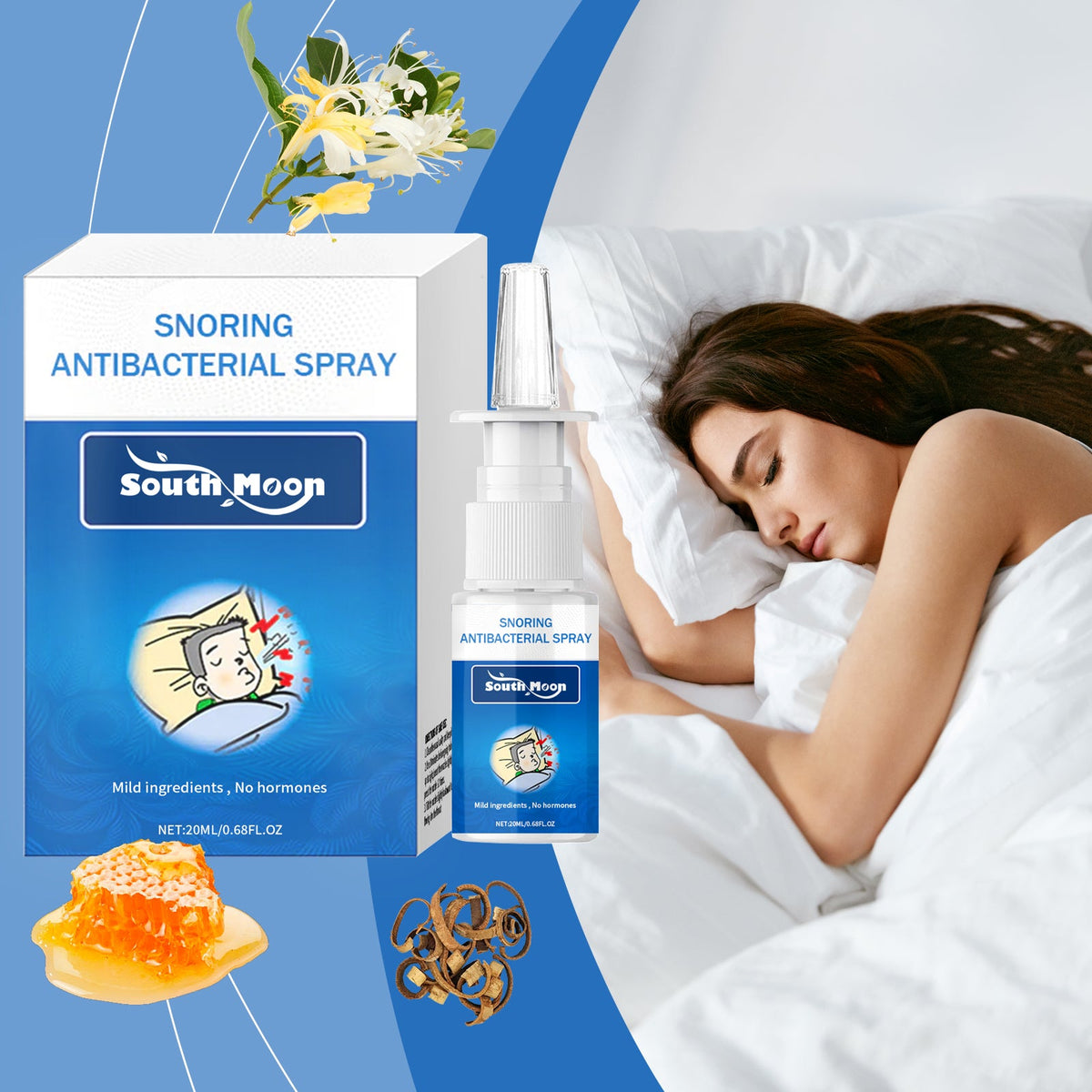 Snore Care Spray Mild Nasal Cleansing Spray Nose Care