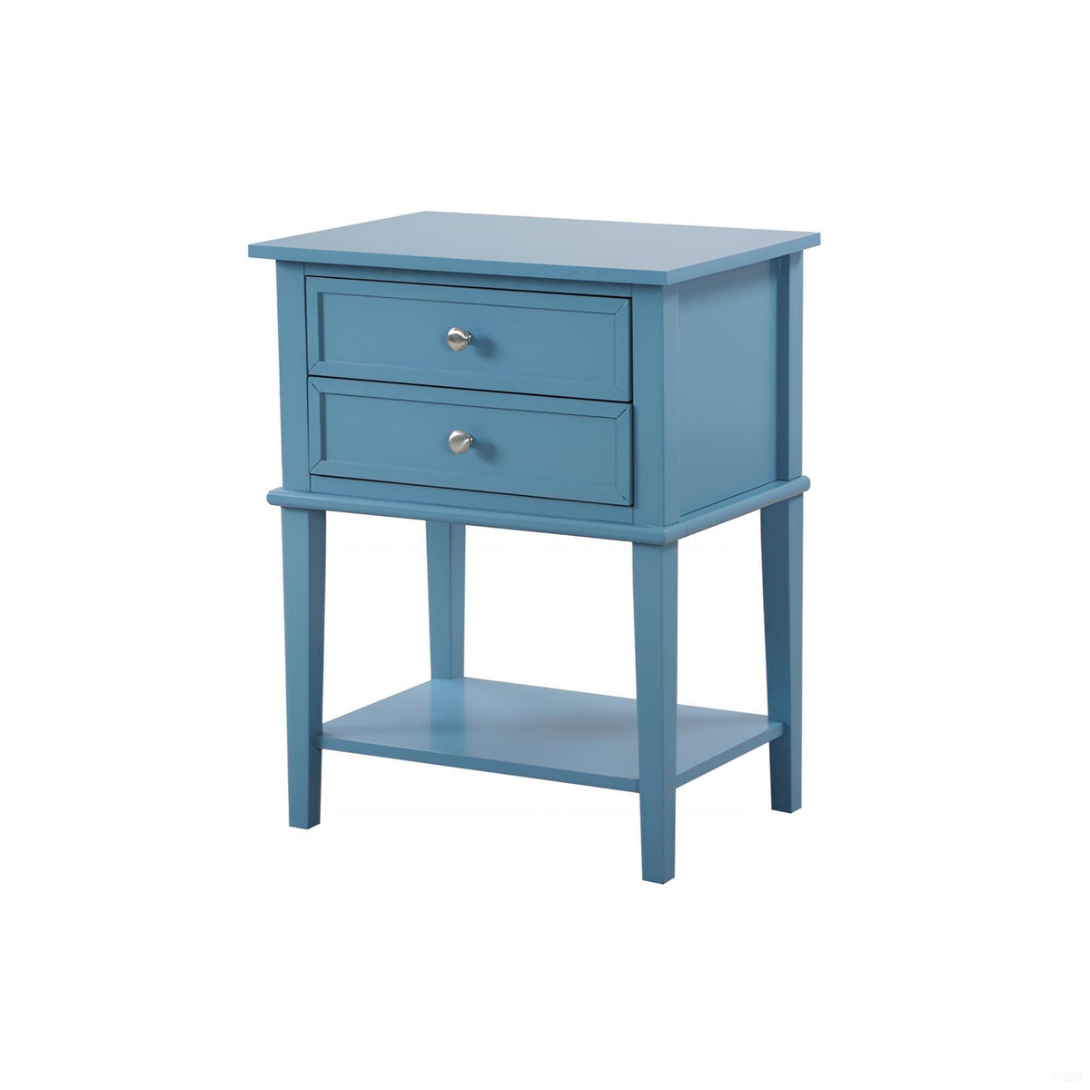 Vibrant Contemporary Nightstand with Smooth Drawer Glides - Multiple Colors
