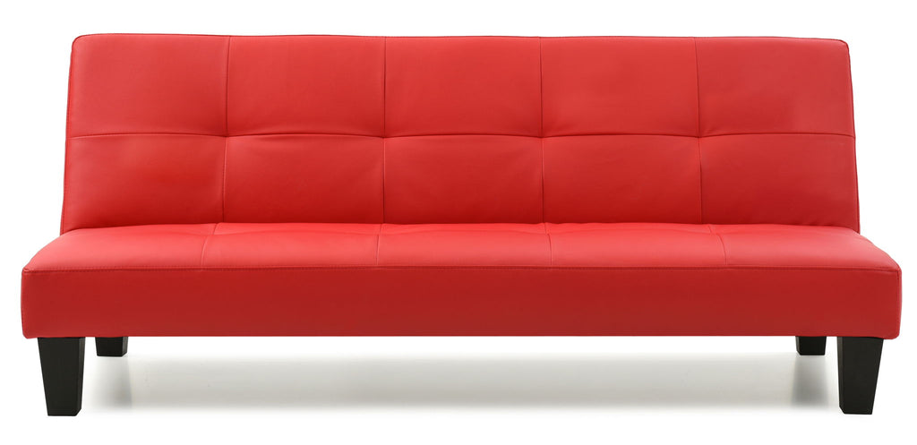 Alan Sofa Bed with Contemporary Design - Black, Dark Brown, Red, Light Brown