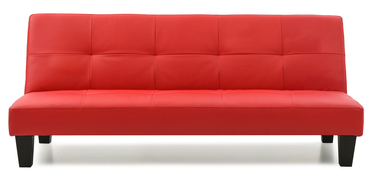 Alan Sofa Bed with Contemporary Design - Black, Dark Brown, Red, Light Brown