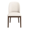 Comfort Dining Chair Set of 2 with Solid Wood Legs - Beige, Orange, Blue, Green