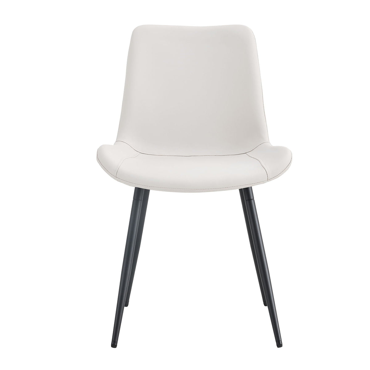 Modern Medieval Cushioned Chairs with Suede Backrest - Pearl Silver, White, or Gray