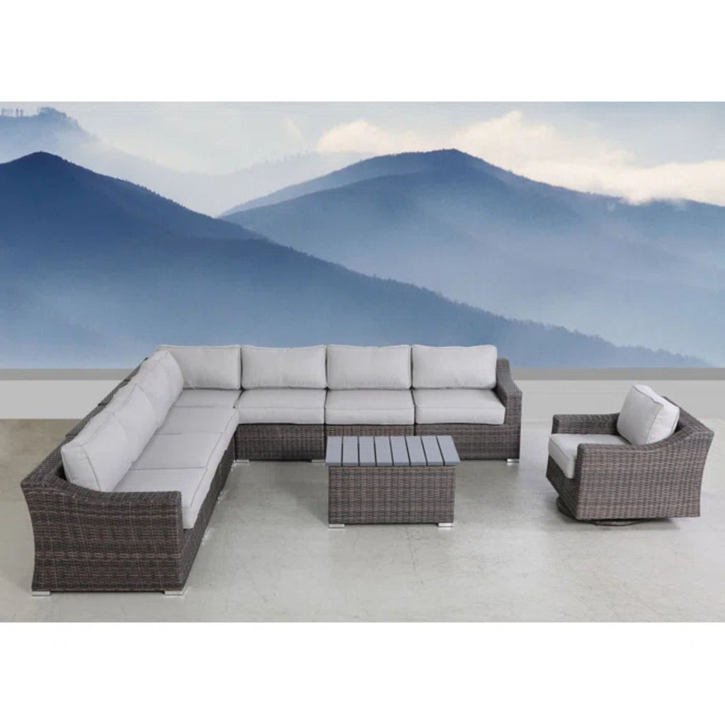 Stylish Sofa Seating Group With Cushions - Multiple Set Options, Dark Gray, Gray, or Dark Brown