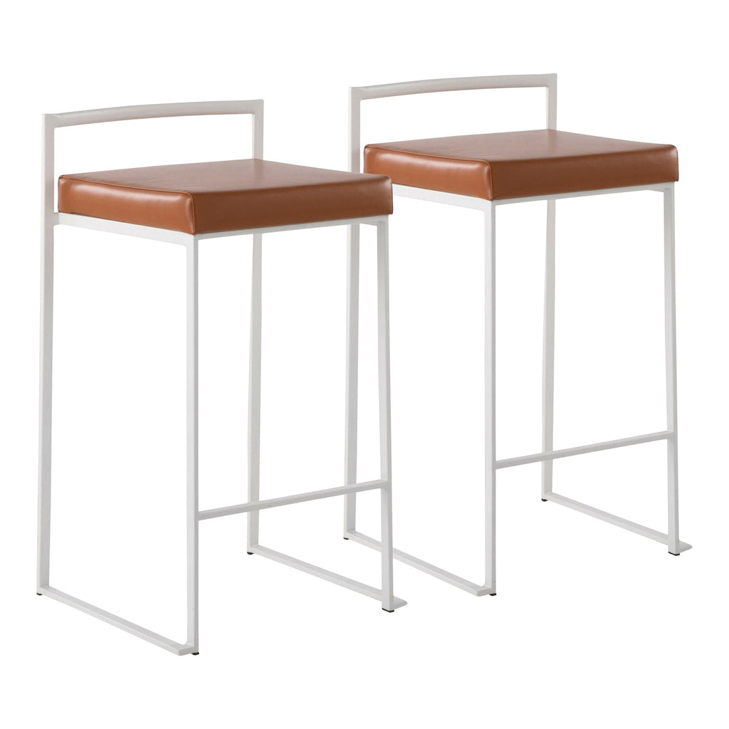 Stackable Counter Stool with Padded Comfort Seat - Multiple Colors