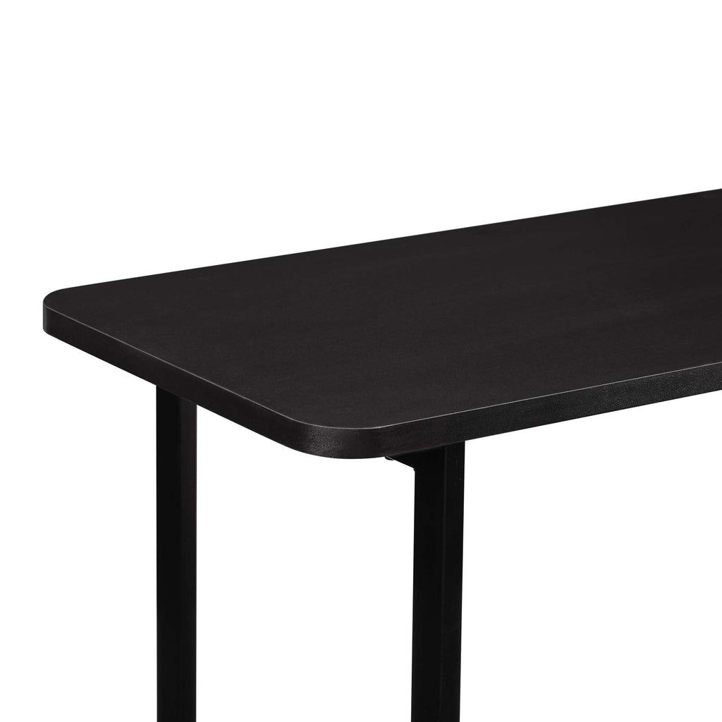 Celine 2 Shelf Console Table with Durable Construction - Gray, White, Black