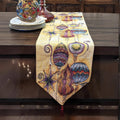DaDa Bedding Bohemian Ornaments Colorful Holiday Lanterns Tapestry Dining Table Runner (14916)