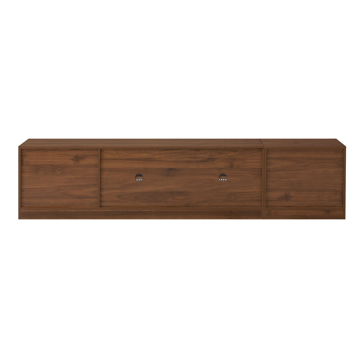 TV Stand, Media Console With Adjustable Shelves - Walnut