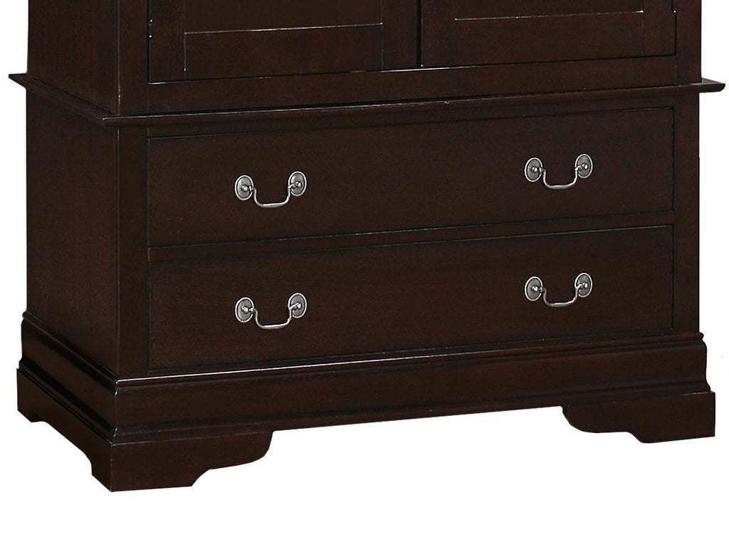 Traditional Armoire with Hanging Bar - Multiple Colors