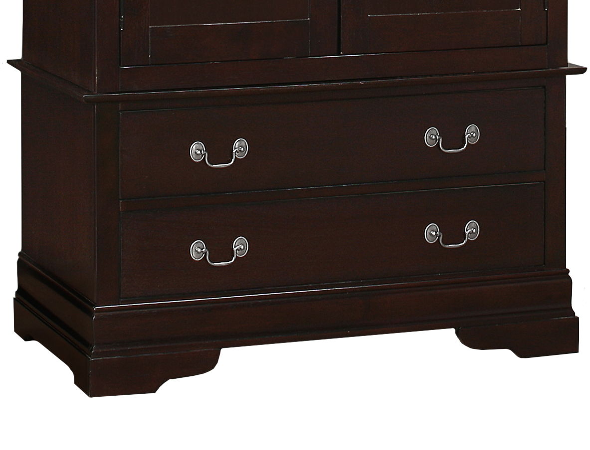 Traditional Armoire with Hanging Bar - Multiple Colors