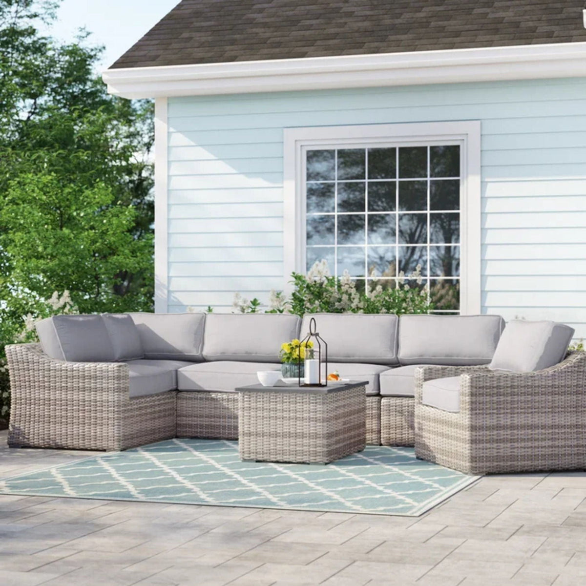 Stylish Sofa Seating Group With Cushions - Multiple Set Options, Dark Gray, Gray, or Dark Brown