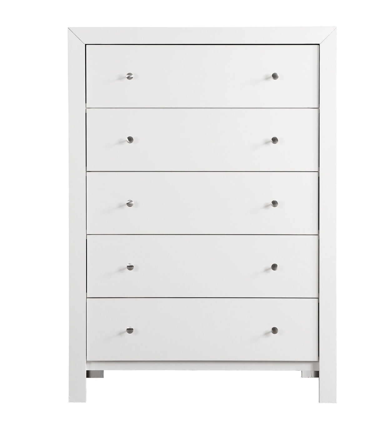 Modern Elegant Transitional Storage Chest with Spacious Drawers - Dark Red, Black, or White