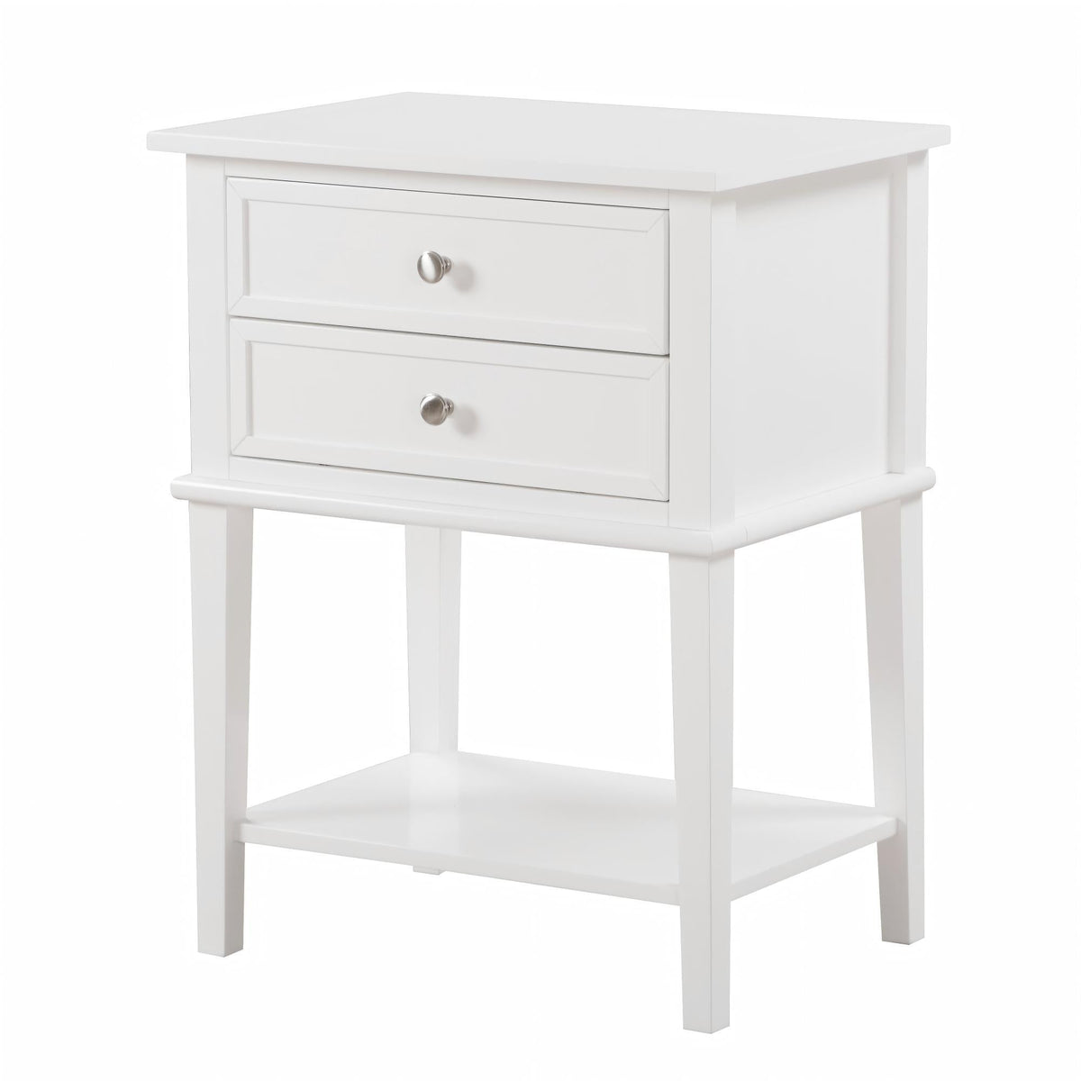 Vibrant Contemporary Nightstand with Smooth Drawer Glides - Multiple Colors