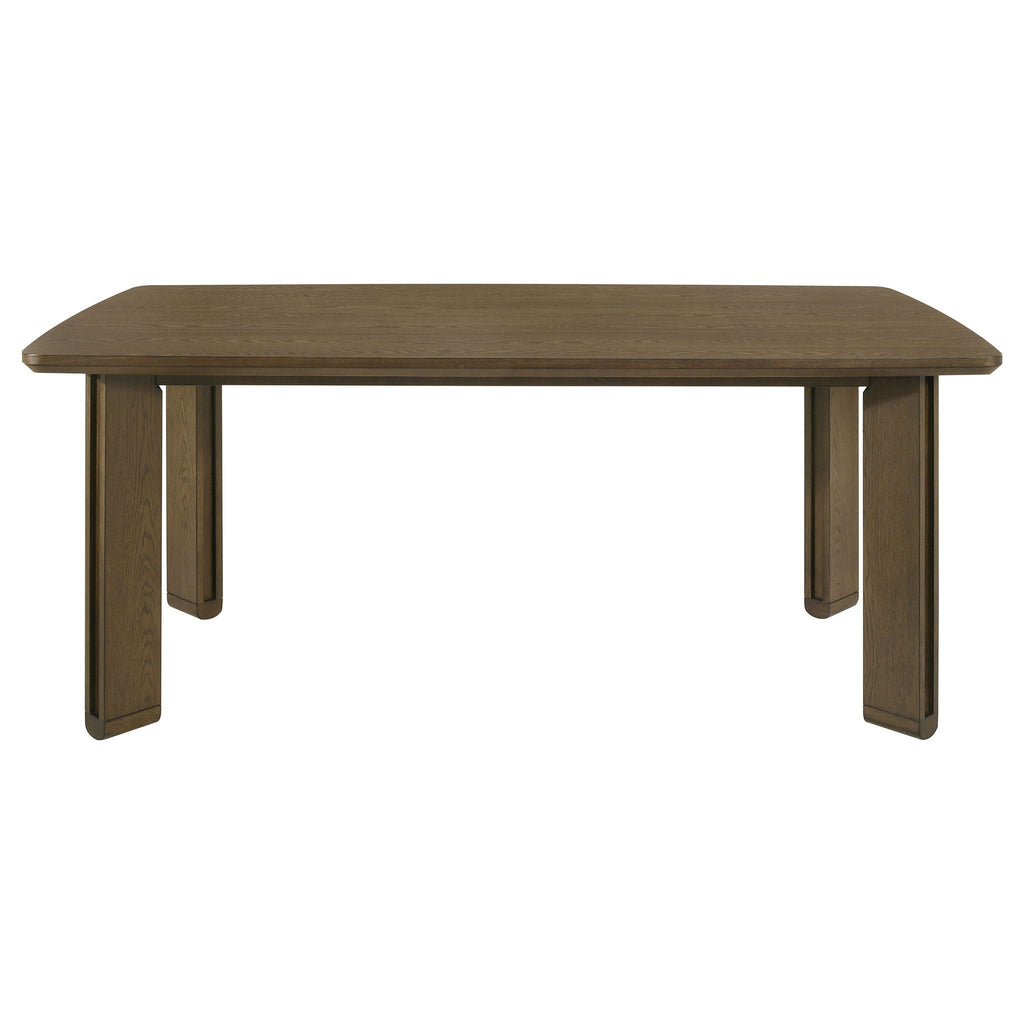 Ottowa 7-piece Rectangular Wood Dining Room Table Set Brown