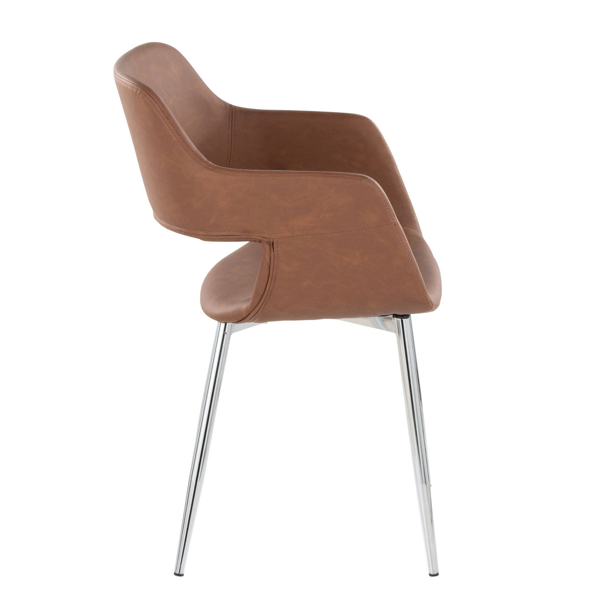 Contemporary Dining Chair Set with Metal Legs – Multiple Colors
