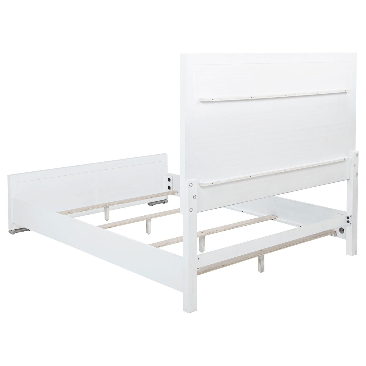 Gracemont 57-inch Queen Panel Bed Grey and White