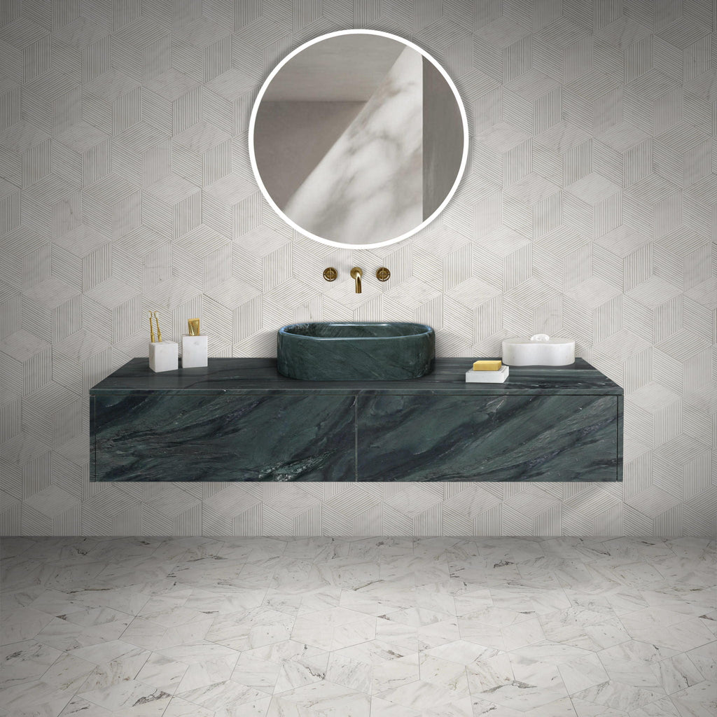 Semi Polished Bathroom Vessel Sink