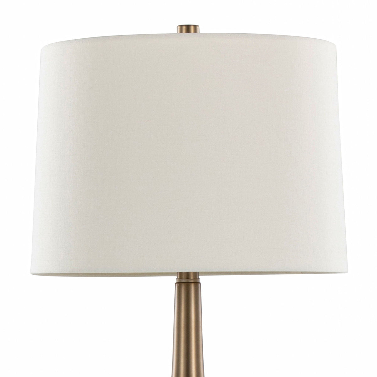 Contemporary Table Lamp Set with 3-Way Switch - Pearl Silver or Bronze