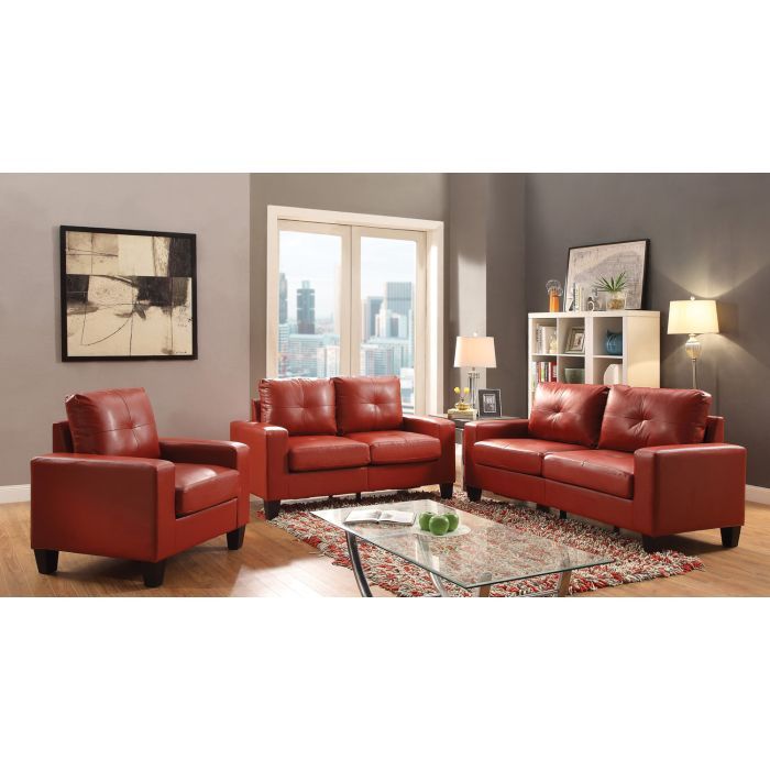 Track Arm Loveseat with Pocket Coil Comfort - Multiple Colors