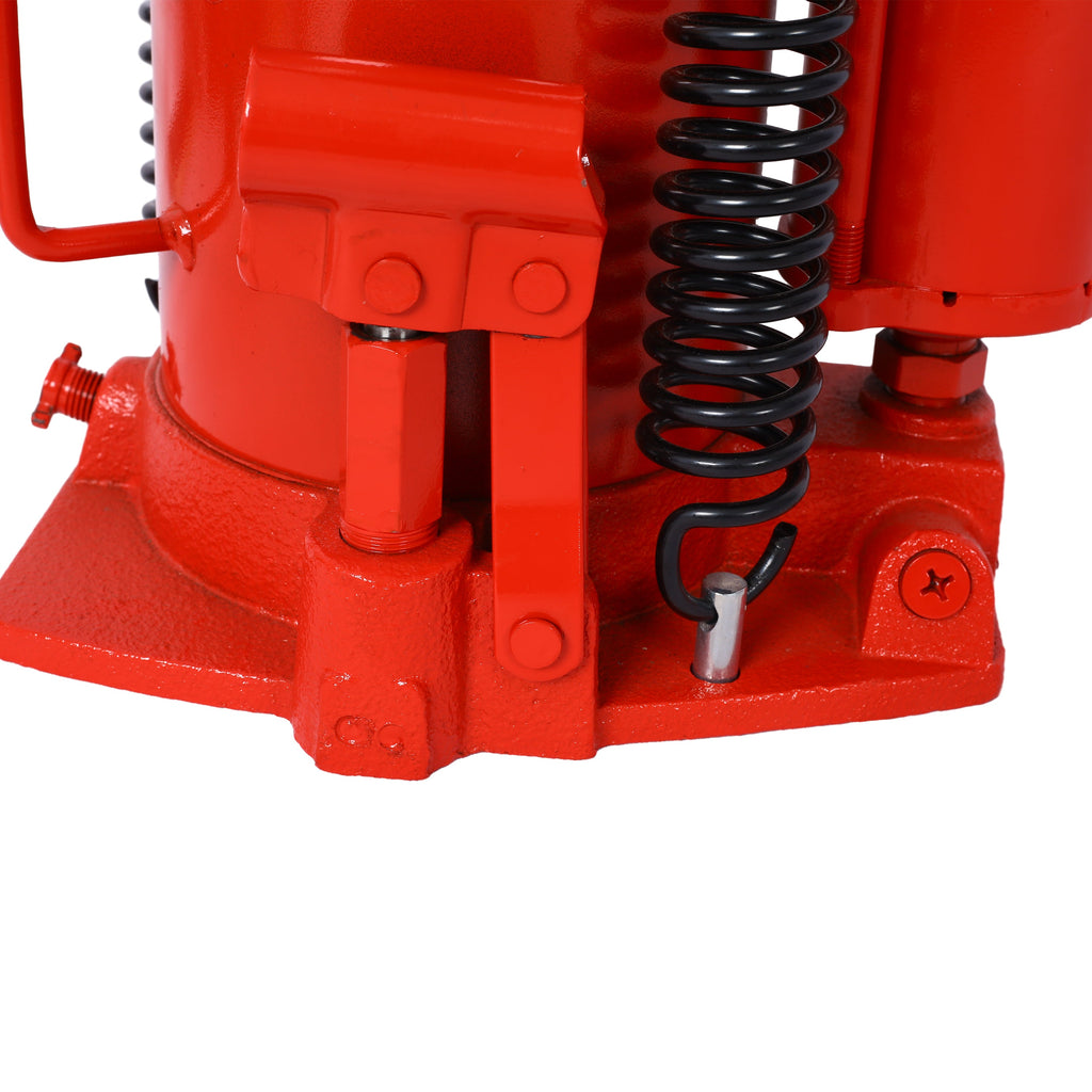 32 Ton Capacity Air Hydraulic Bottle Jack with Adjustable Lift - Steel