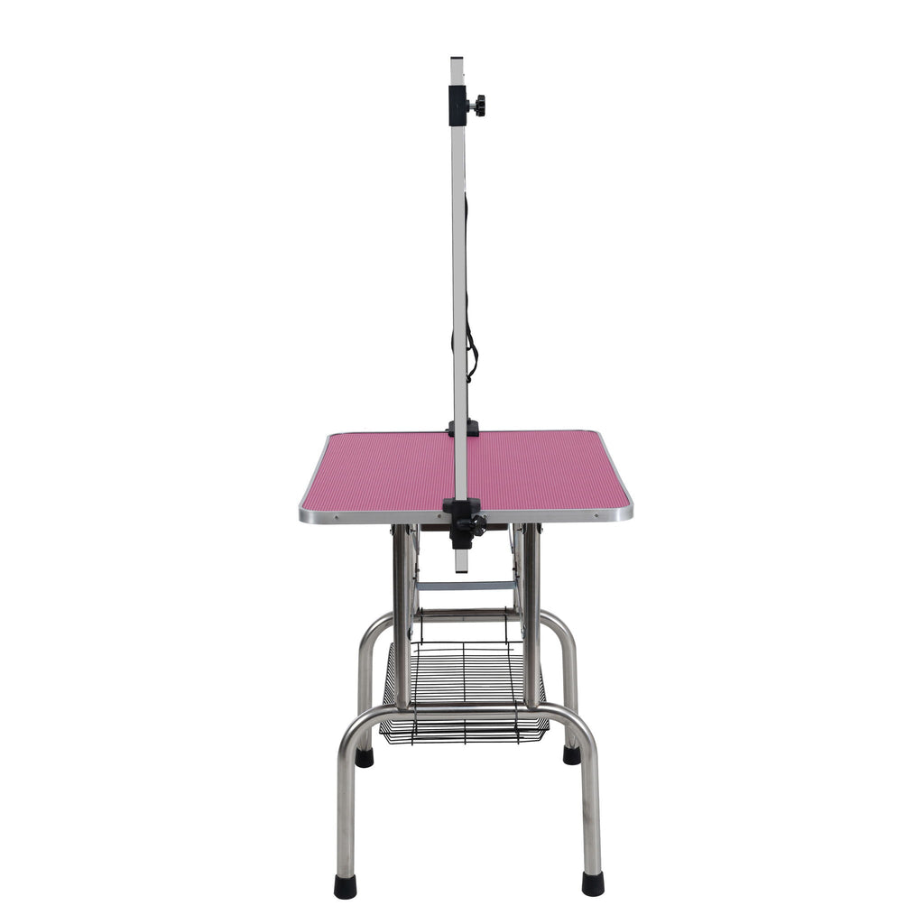 Folding Pet Grooming Table with Adjustable Arm - Multiple Colors