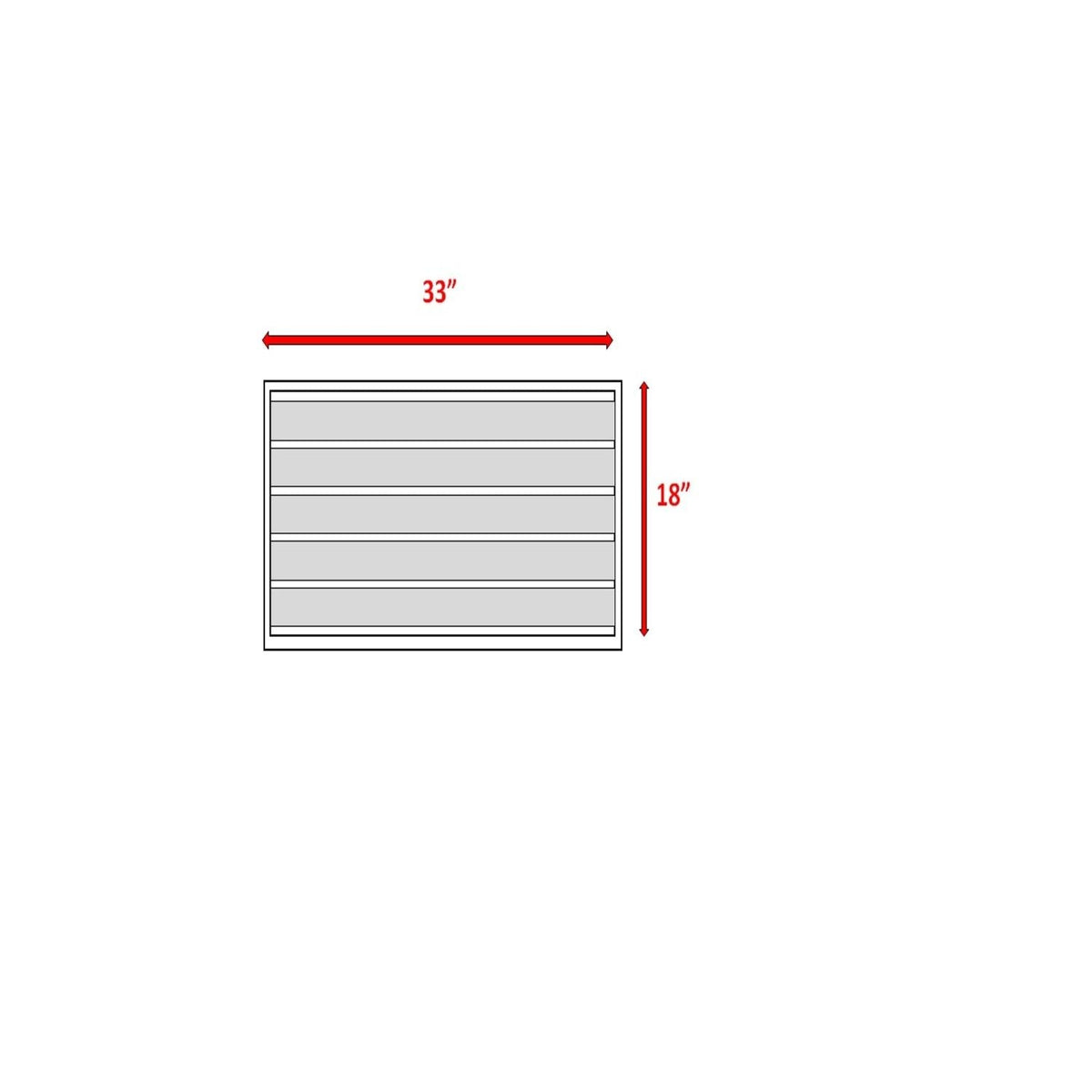 Gray Slatted Side Table with Rustproof Aluminum Top - Mixed Gray